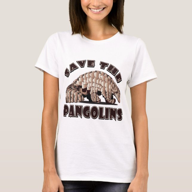 Save the Pangolins T-Shirt (Front)