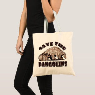 Save the Pangolins Tote Bag