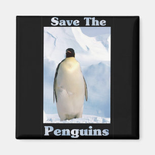 Save the Penguins Magnet