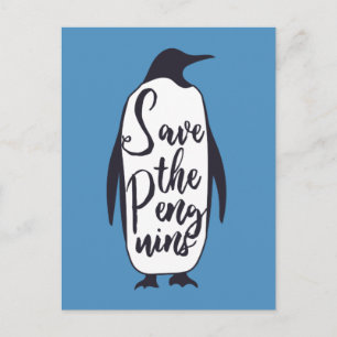 Save the Penguins Postcard