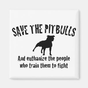 Save The Pitbulls Magnet