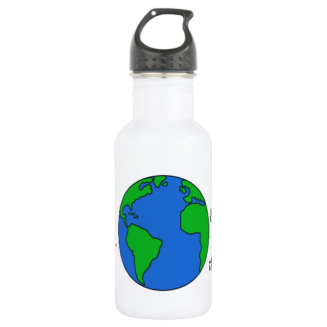 Save the planet 532 ml water bottle (Front)