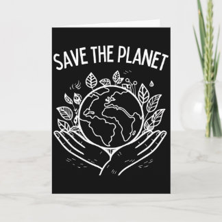 Save The Planet Earth Day 2025 Environment Arbor D Card