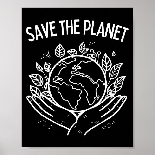 Save The Planet Earth Day 2025 Environment Arbor D Poster (Front)