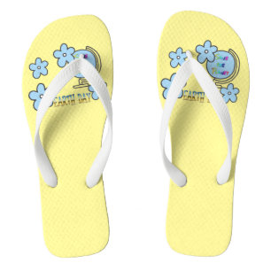 Save the Planet Earth Day Globe Jandals