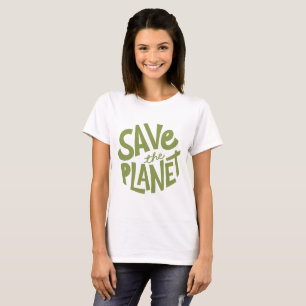 Save the Planet Eco Design T-Shirt