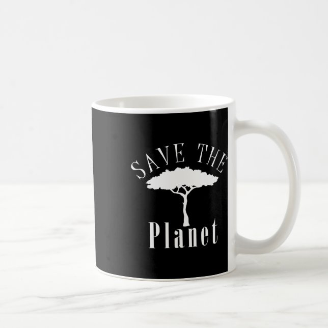 Save The Planet Environmental Protection Earth Day Coffee Mug (Right)