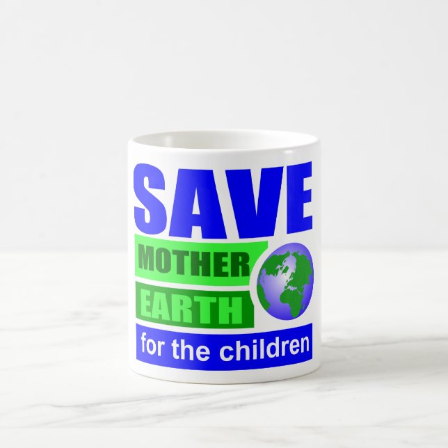 Save the planet Mug (Center)