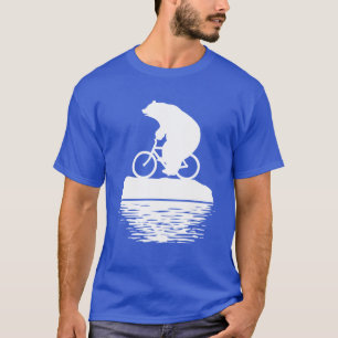 Save the Planet: Polar Bear Bicycle Men's T-shirt