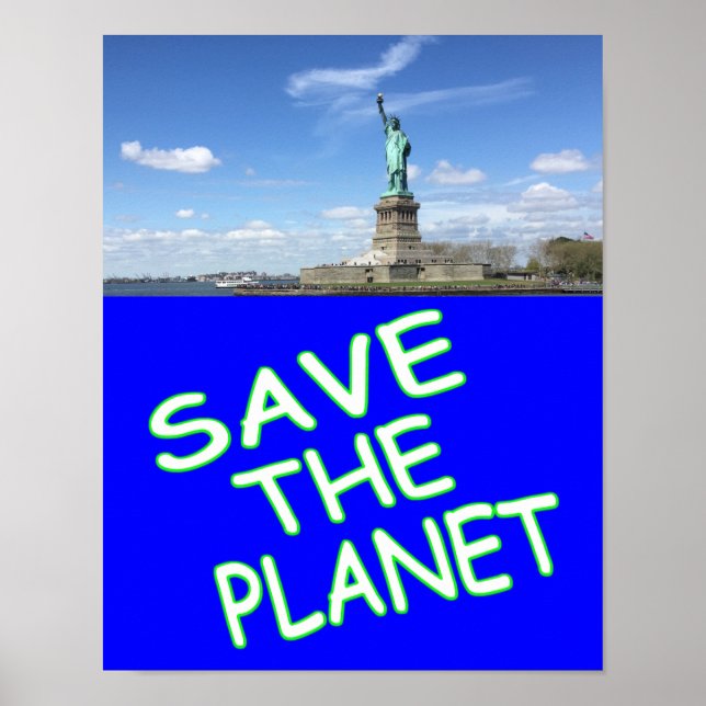 Save The Planet Poster (Front)