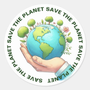 Save The Planet Stickers