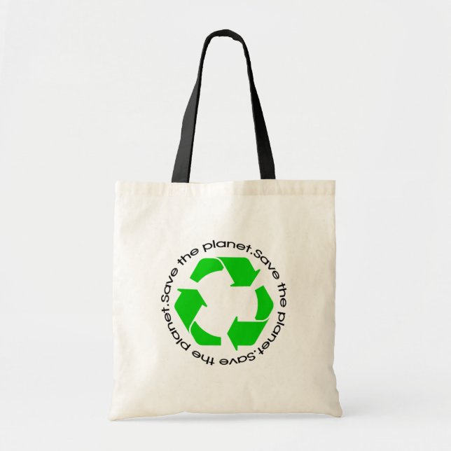 Save the planet! tote bag (Front)