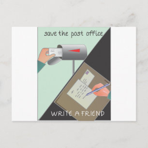 Save the Post Office/ Write a Friend Postcard