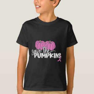 Save The Pumpkins Womens Breast Cancer Awareness P T-Shirt