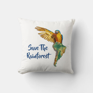 Save The Rainforest Cushion