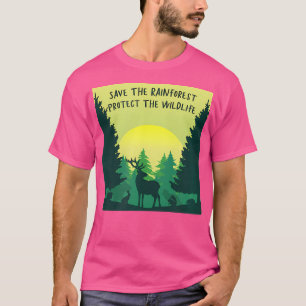 Save The Rainforest Protect The Wildlife Classic C T-Shirt