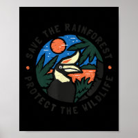 Save The Rainforest Protect The Wildlife