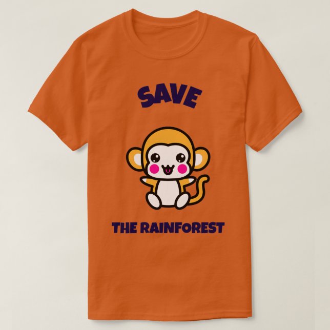 Save the Rainforest T-Shirt (Design Front)