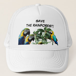 SAVE THE RAINFOREST TRUCKER HAT