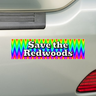 Save the Redwoods Bumper Sticker