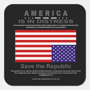 Save the Republic Square Sticker
