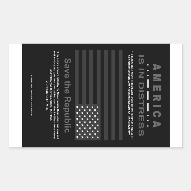 Save the Republic sticker (Front)