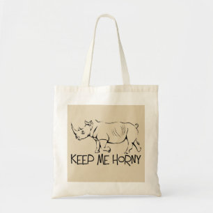 Save The Rhino tote bag