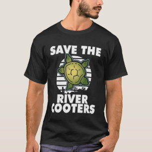 Save The River Cooters Turtle Ocean T-Shirt