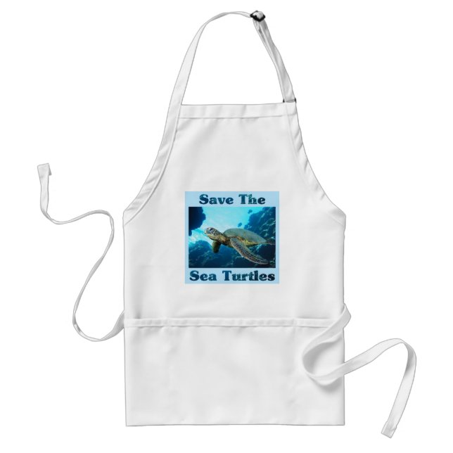 Save the Sea Turtles Standard Apron (Front)