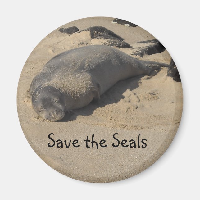 Save the Seals Magnet (Front)