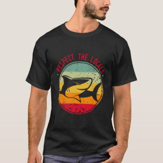 Save The Sharks Ocean Beach Rights I Respect The L T-Shirt