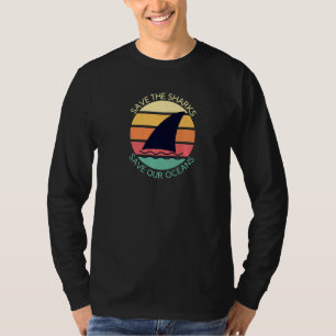 Save The Sharks Ocean Conservation T-Shirt