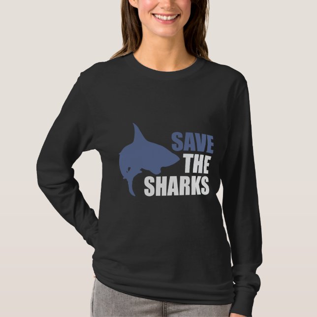 Save The Sharks, Save The Fins activist shirt (Front)