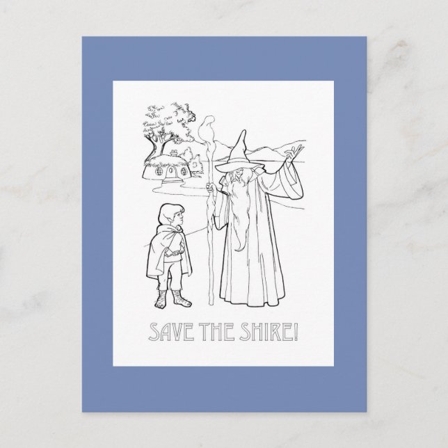 Save the Shire (TM) Postcard (Front)