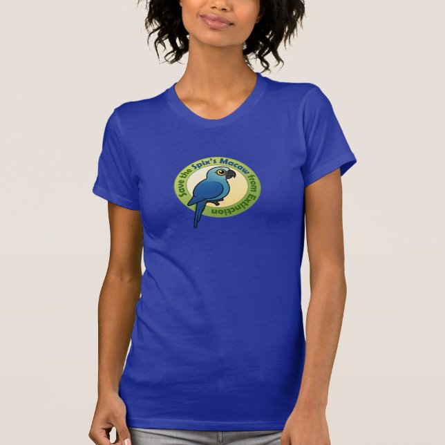 Save the Spix's Macaw from Extinction T-Shirt (Front)