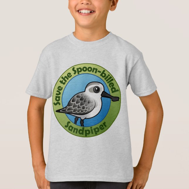Save the Spoon-billed Sandpiper T-Shirt (Front)