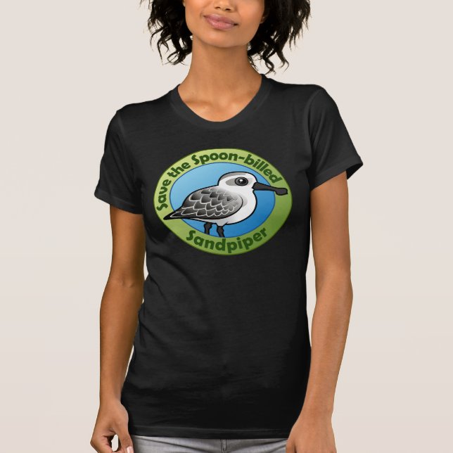 Save the Spoon-billed Sandpiper T-Shirt (Front)