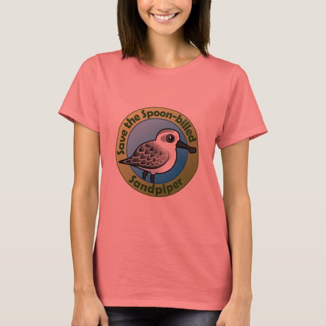 Save the Spoon-billed Sandpiper T-Shirt (Front)