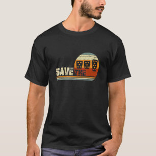 Save The Stick Manual Transmission Three Pedals T-Shirt