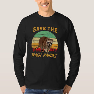 Save The Trash Pandas Racoon Animal T-Shirt