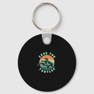 Save The Turtles Animal Turtle Pet Lover (3) Key Ring