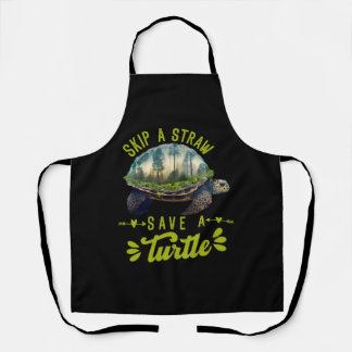 Save the Turtles Environmental Protection Ocean  Apron