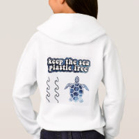 SAVE THE TURTLES, Keep the sea plastic free Hoodie