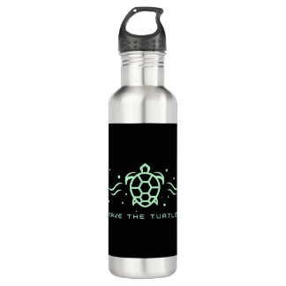 save the turtles sparkle design 710 ml water bottle