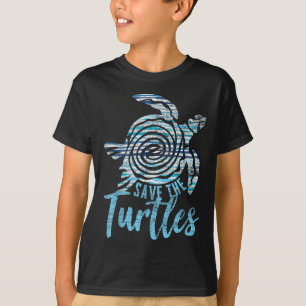 Save The Turtles Vintage Earth Day T-Shirt