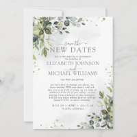 Save the TWO New Dates Wedding Postponement
