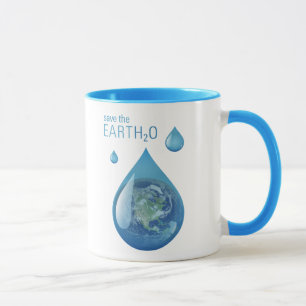 Save the Water Planet mug