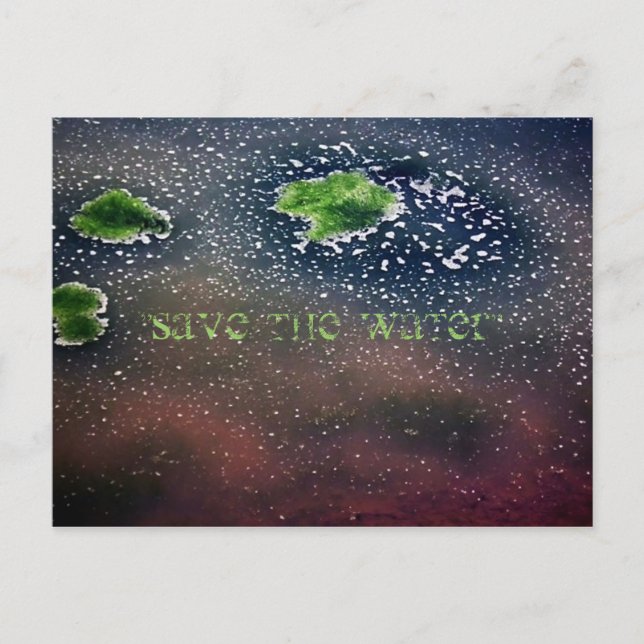 "Save the Water" Postcard (Front)