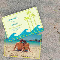 Save the Weekend Destination Tropical Wedding