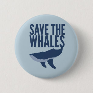 Save the Whales Button